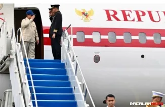 Presiden Prabowo Subianto tiba di Kota Banjarbaru, Provinsi Kalimantan Selatan, pada Senin, 12 Januari 2026 sekitar pukul 11.00 WITA. Foto: BPMI Setpres.