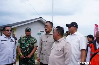 COO Danantara Dony Oskaria meresmikan pembangunan Hunian Tetap Danantara di Kecamatan Rambatan, Kabupaten Tanah Datar.