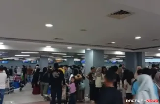 Lonjakan penumpang arus balik di BIM. (Dok. Ist)