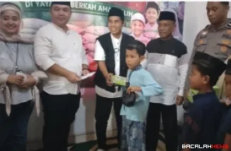 Kegiatan berlangsung dalam program Jumat Berkah Berbagi (JBB) Yayasan Berkah Amal Salih (yBAS), Perum Mitra Utama 2, Kelurahan Banuaran Nan XX, Kecamatan Lubuk Begalung, Kota Padang pada Jumat  (6/3/ 2026).