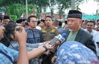 Gubernur Mahyeldi Sampaikan Empat Pesan Idul Fitri kepada Masyarakat Sumbar