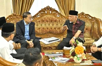 Gubernur Mahyeldi Serahkan Proposal Pembangunan Pusat Kebudayaan Sumbar Rp382,65 Miliar kepada Menteri Kebudayaan