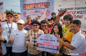 Pacu Kuda Padang Pariaman 2026, Queen Mentari Milik Bupati Eka Putra Juara I Race 12