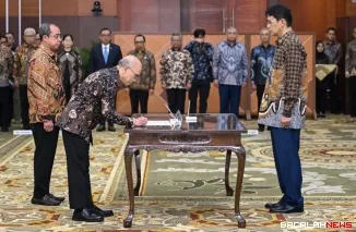 Purbaya Lantik Robert Leonard Marbun sebagai Sekretaris Jenderal Kementerian Keuangan