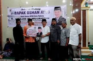 Wakil Ketua DPRD Kota Padang Osman Ayub laksanakan agenda Safari Ramadhan 1447 H/2026 M dii Masjid Al Mujahidin, Jl Jembatan Berok Lama III, Kurao Pagang, Kec. Nanggalo, Kota Padang, Sumatera Barat,pada Sabtu (28/2/2026).