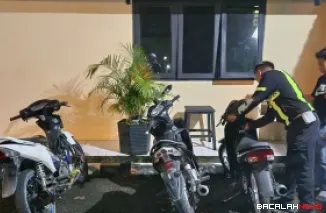 Kendaraan yang diamankan oleh Tim Satlantas Polres Padang Panjang