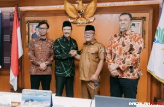Bupati - Wabup Pasaman Barat Audiensi ke Kemensos, Perjuangkan ATENSI dan Sekolah Rakyat