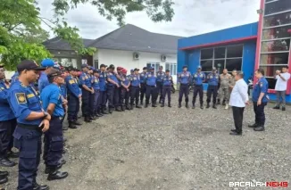 Bupati Agam meninjau Posko Damkar Lubuk Basung