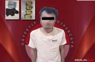Tersangka yang diamnakan pihak kepolisian. (Dok. Ist)