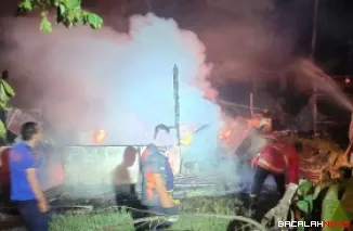 Kebakaran rumah Padang Pariaman. (Dok. Damkar Padang Pariaman)