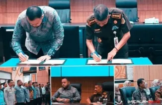 Penandatangan MoU di bidang Perdata dan Tata Usaha Negara anatara Kejari dan Pemko Padang