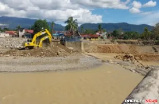 Perbaikan aliran sungai di Gunung Nago. (Dok. Ist)