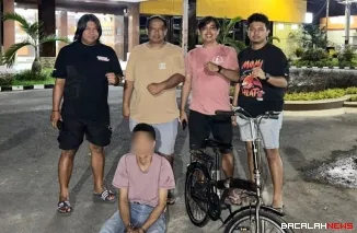Pelaku dan barang bukti yang berhasil di amankan Tim Klewang Polresta Padang