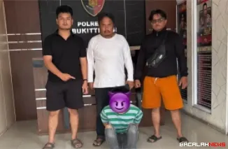 Pelaku pemerasan yang diamankan oleh Satreskrim Polresta Bukittinggi. (Dok. Polresta Bukittinggi)