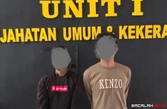 Kedua pelaku curas yang diamankan Polisi.