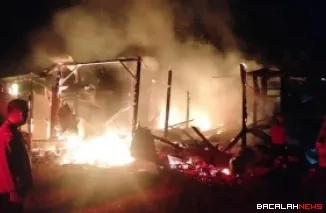 Kebakaran rumah di Solok diduga akibat puntung rokok.