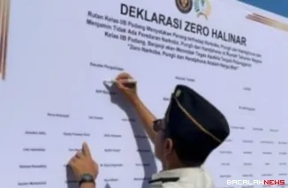 Rumah Tahanan Negara Kelas IIB Padang mempertegas komitmennya menciptakan lingkungan bersih dan berintegritas melalui Ikrar Deklarasi Zero Halinar