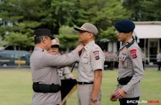 Kenaikan pangkat Rusnali yang sebelumnya menjabat Pembina Tk I resmi naik menjadi Pembina Utama Muda
