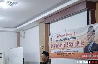 Anggota DPRD Kota Padang Hendrizal, menutup rangkaian masa reses ketiga tahun 2026.