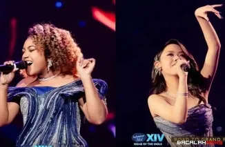 Duel sengit Celyna Grace vs Niki Becker di panggung Grand Final Indonesian Idol Season 14. (Foto: Ist)