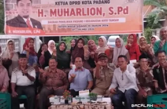 Ketua DPRD Kota Padang   Muharlion., melaksanakan kegiatan reses masa sidang III tahun 2026 di Kelurahan Dadok Tunggul Hitam,Kecamatan Nanggalo.Kota Padang. Pada Senin (4/5/2026).