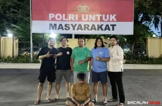 Pelaku yang diamankan Tim Klewang Polresta Padang