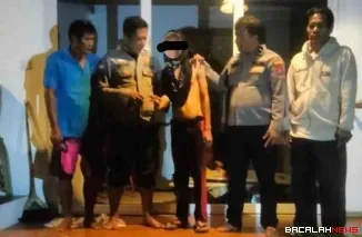 Pelaku yang diamankan Polsek Sipora