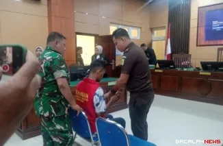 Suasana sidang di PN kelas IB Pariaman. (Dok. Ist)