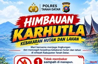 Imbauan Polres Tanah Datar menyikapi kondisi kabut asap yang semakin buruk dan berpotensi mengganggu kesehatan.